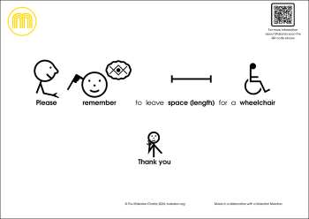 wheelchair access poster