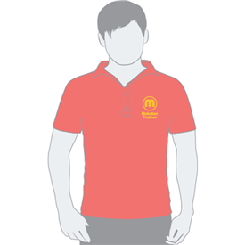 MSB Trainer Coral Polo Shirt Size M