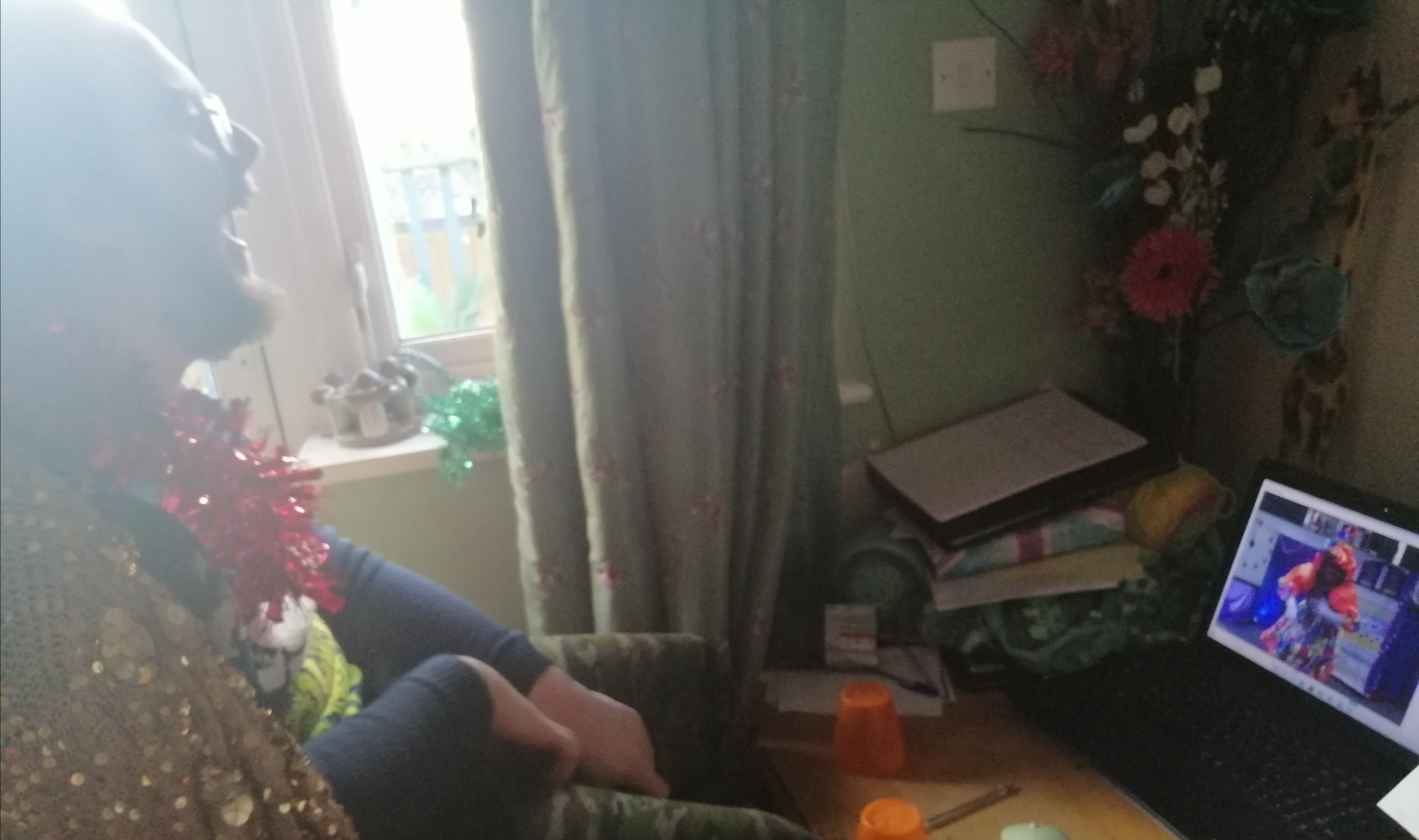 Owen watching Cinderella 
