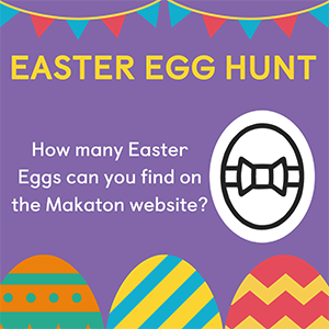 How many Easter Eggs can you find on the Makaton website?