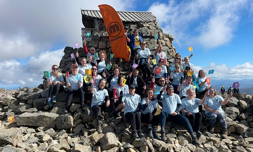 29 MakaHikers at the summit of Ben Nevis