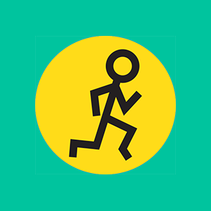 Makaton symbol for To Run