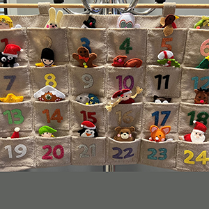 Win a beautiful handmade felt Advent calendar with Makaton Symbols