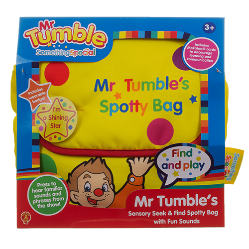 Mr Tumble's Sensory Seek and Find Spotty Bag with fun sounds