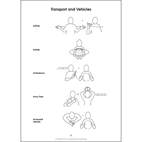 Animals Transport Vehicles Book of Signs