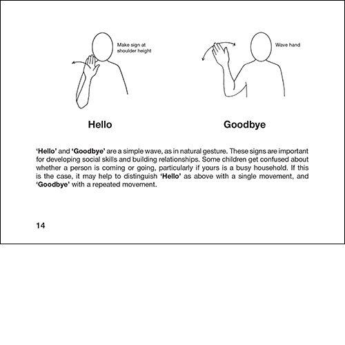 Makaton Signing For Babies Pocket Book of Signs and Symbols