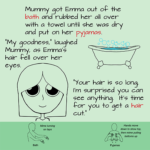 Emma goes to the Hairdresser
