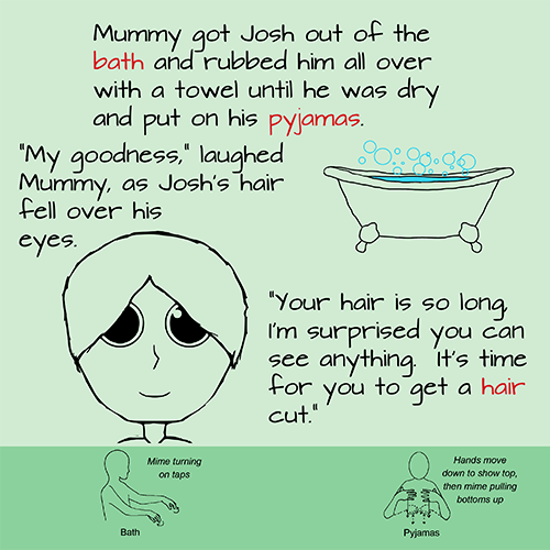 Josh goes to the Hairdresser