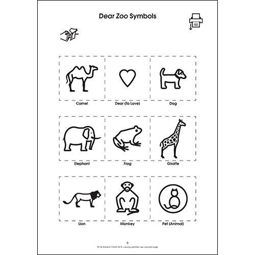 Using Makaton with Dear Zoo (PDF file)