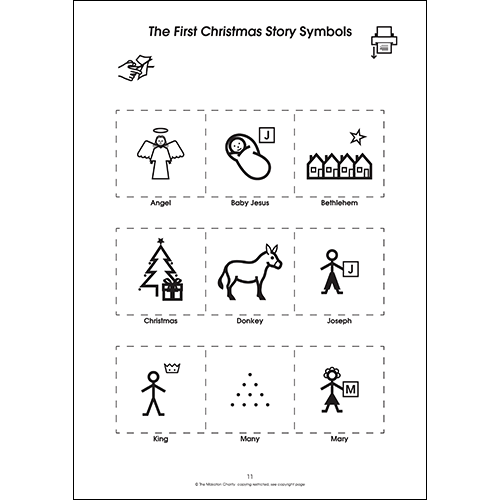 Using Makaton with The First Christmas Story (PDF file)