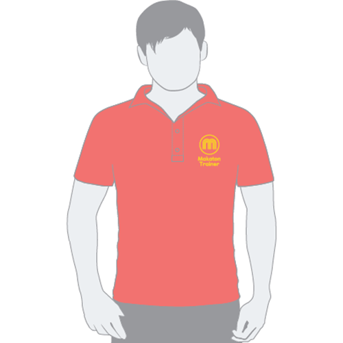 MSB Trainer Coral Polo Shirt Size S