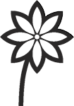 Makaton symbol for Flower