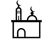 Makaton symbol for Mosque