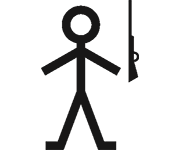 Makaton Symbol for Soldier