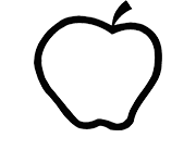 Makaton symbol for Apple