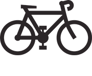 Makaton symbol for Bicycle
