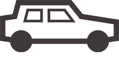 Makaton symbol for Car