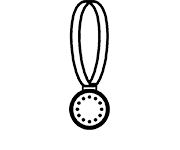 Makaton symbol for Medal