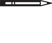 Makaton symbol for Pencil