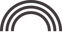 Makaton symbol for Rainbow