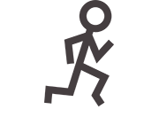 Makaton symbol for To Run