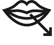 Makaton symbol for To Speak / To Talk