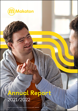 Cover of Makaton Annual Report 2021/2022