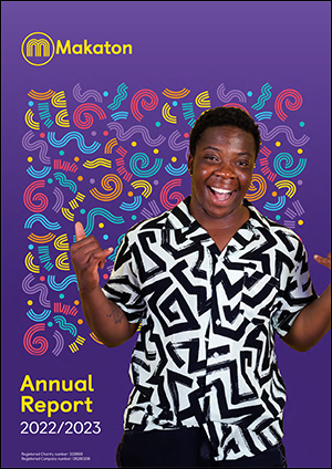 Cover of Makaton Annual Report 2022/2023