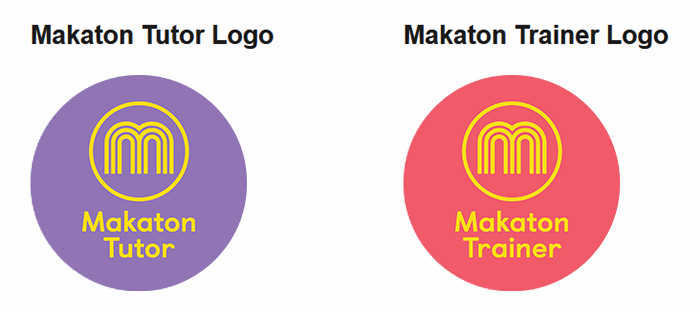 Makaton Tutor logo and Makaton Trainer logo