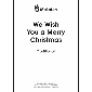 We Wish You A Merry Christmas (PDF file)