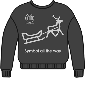 Makaton Christmas Sweatshirt: Symbol all the way (Size: S)